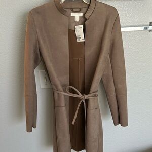 H&M Suede jacket size 4